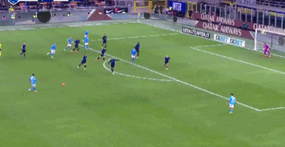 第81分钟,麦克托米奈禁区抢点弹射破门梅开二度,那不勒斯2-2国米