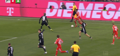 第50分钟,奥利塞精彩内切兜射破门,拜仁3-1狼堡